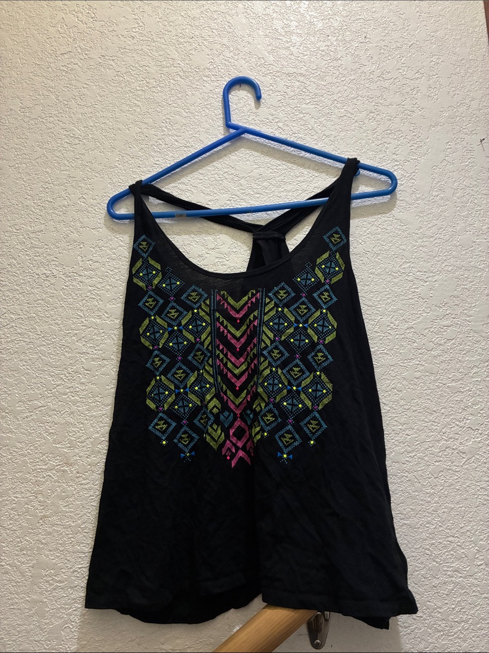 Arizona jeans girls junior plus Aztec tank 1x